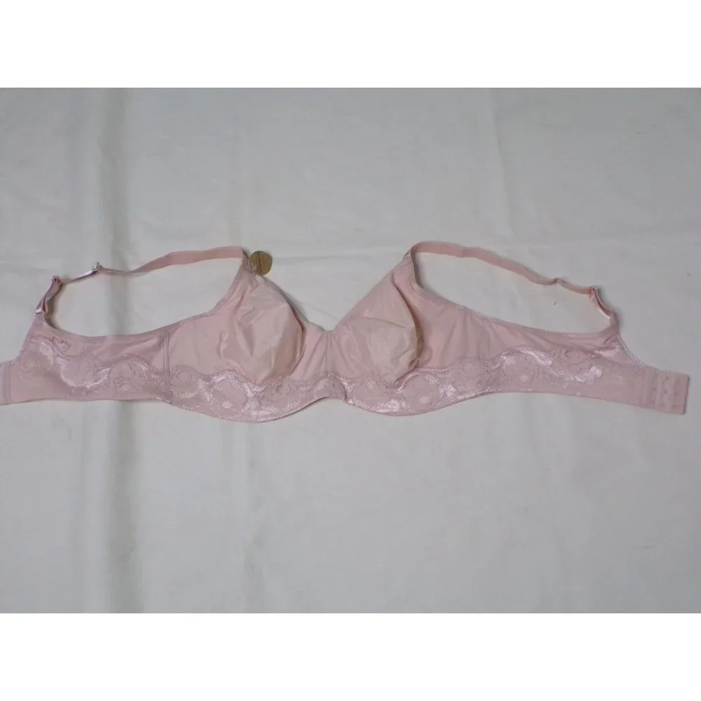 🆕WACOAL Style Standard Full Unpadded Convertible UW Bra 40D Rose Dust #855347 - Picture 4 of 8